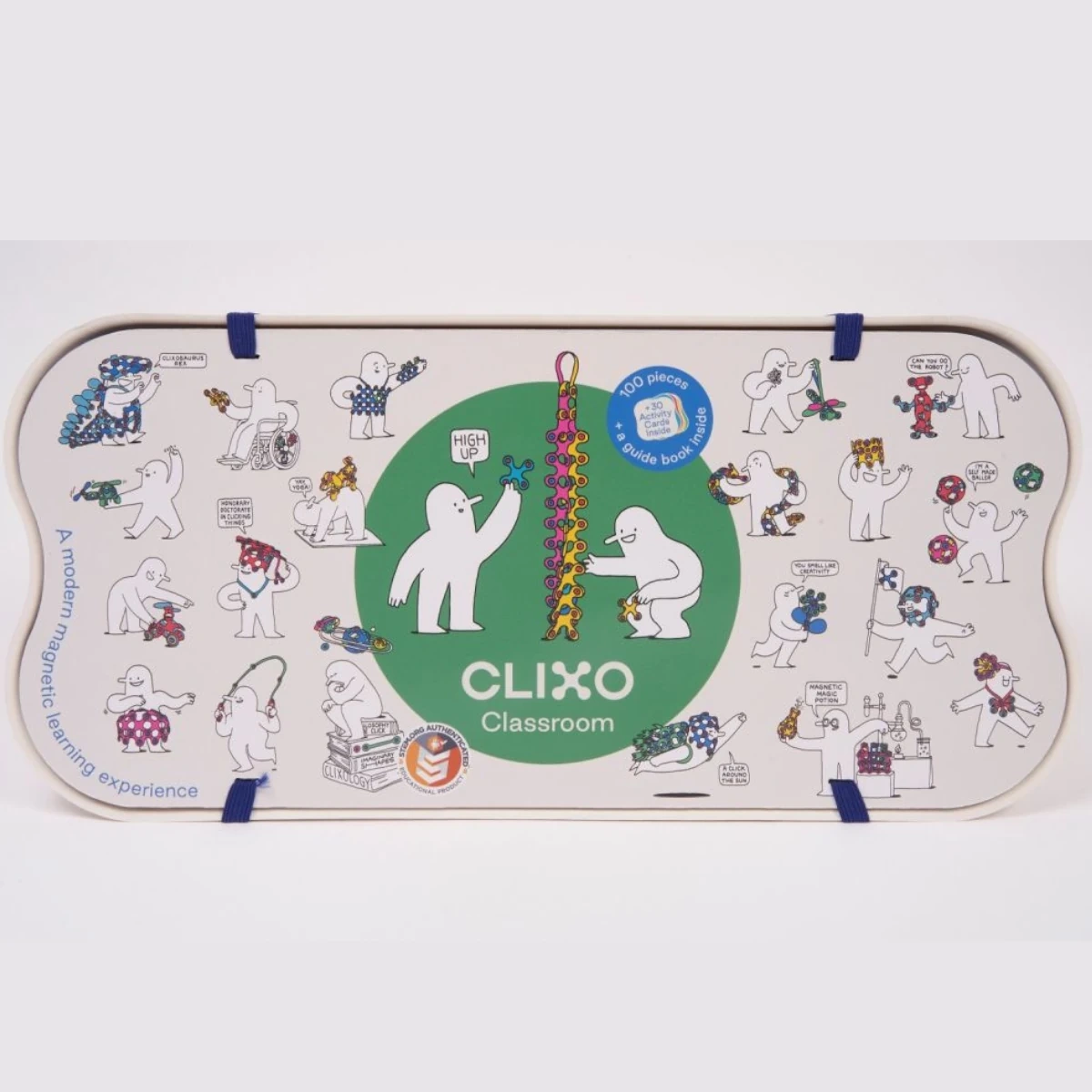 Klocki magnetyczne Clixo - Classroom pack - 100 el. - miniatura 4