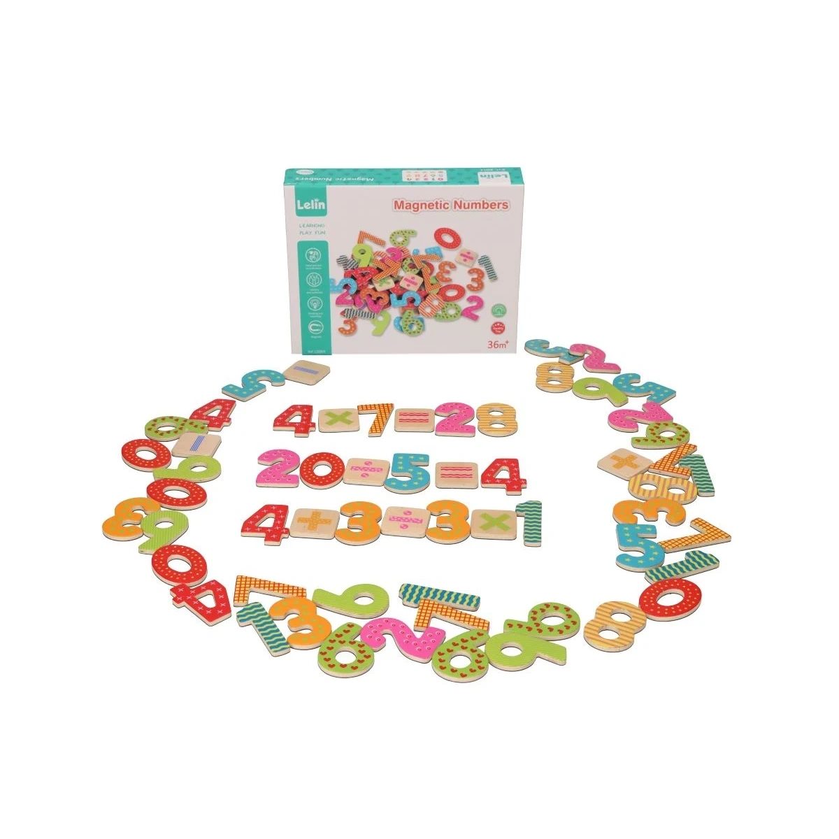 Magnetyczne cyferki - magnesy - miniatura 2