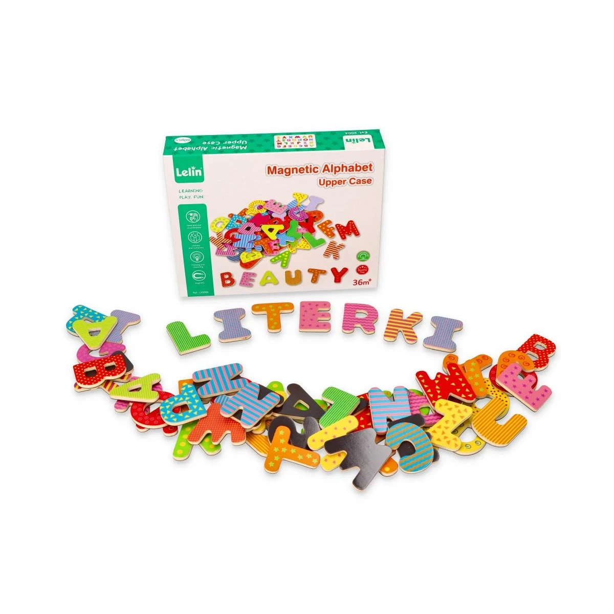 Magnetyczne literki - ABC - magnesy - miniatura 5