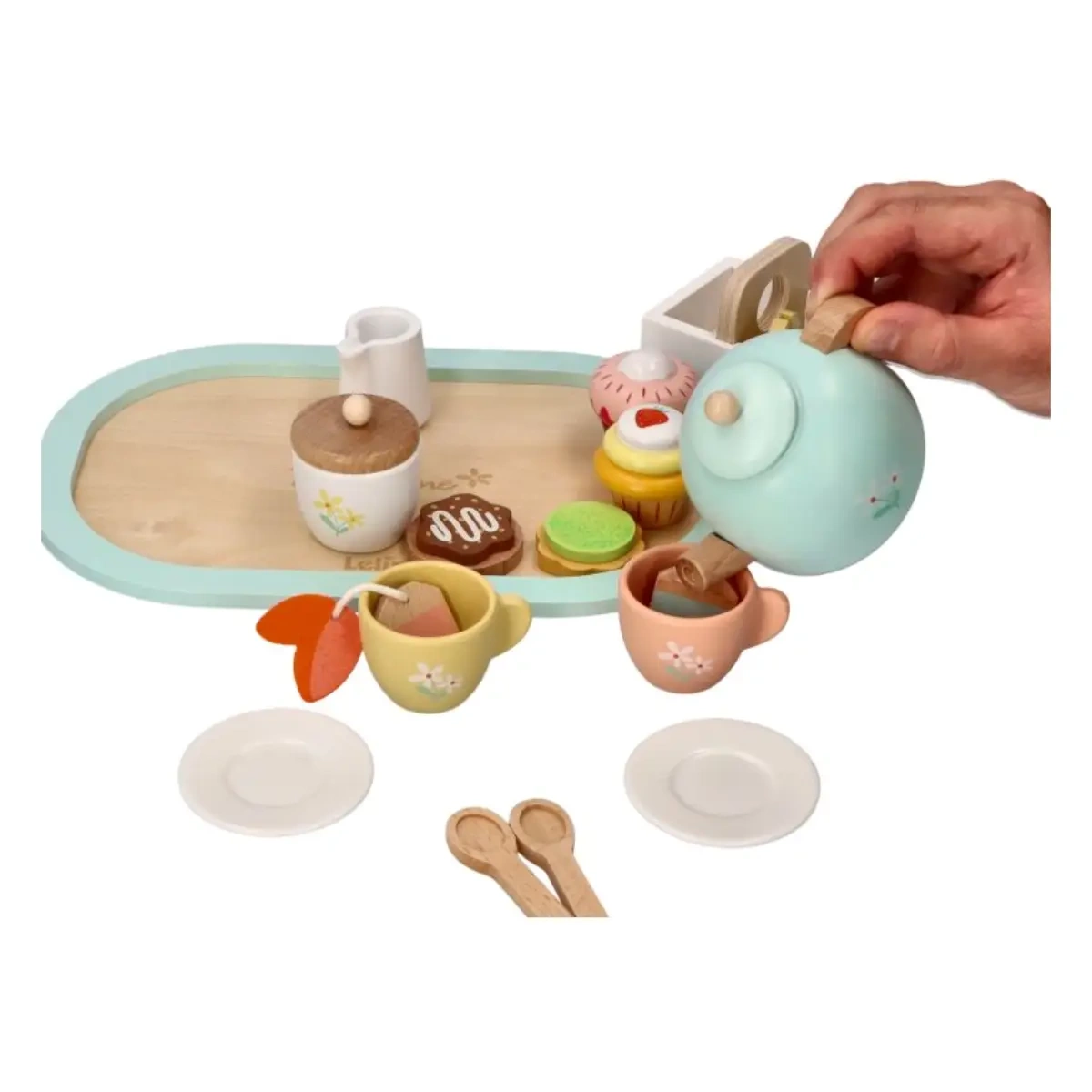 Pastelowy zestaw do herbaty - miniatura 2