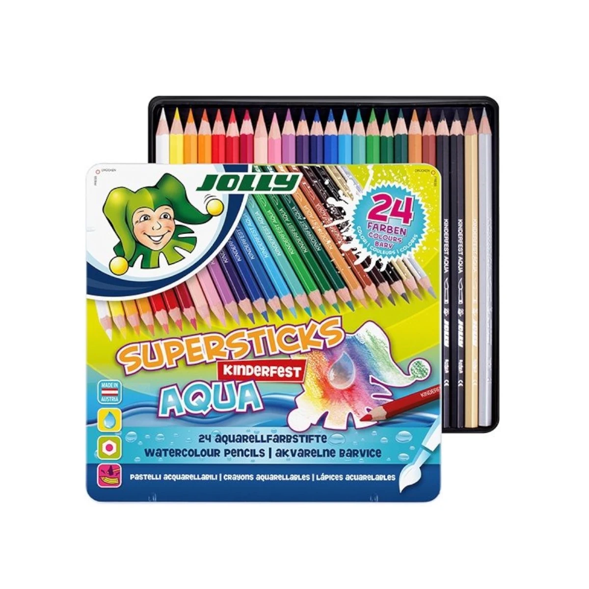 Kredki Jolly - Aqua - 24 szt. - miniatura 2