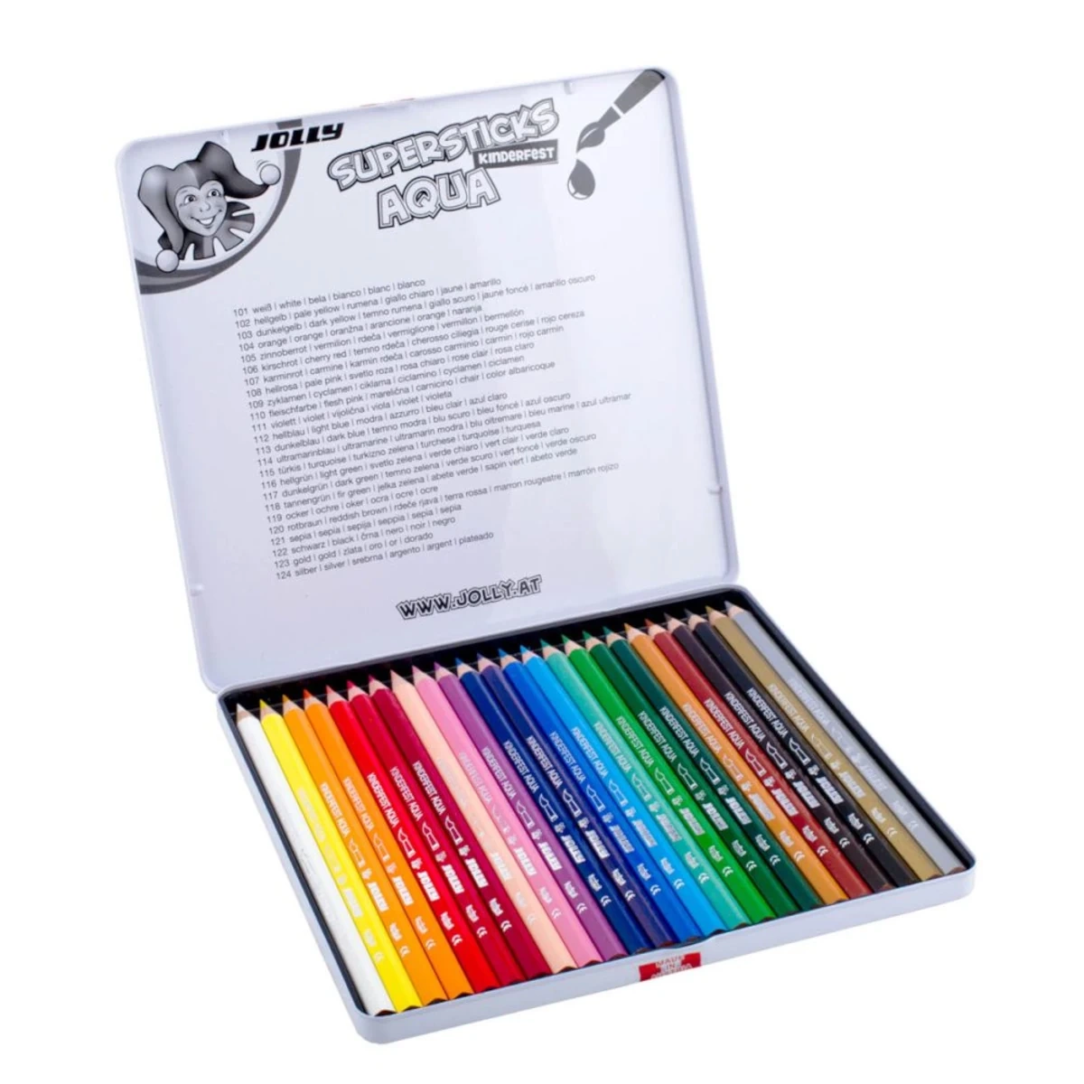 Kredki Jolly - Aqua - 24 szt. - miniatura 3