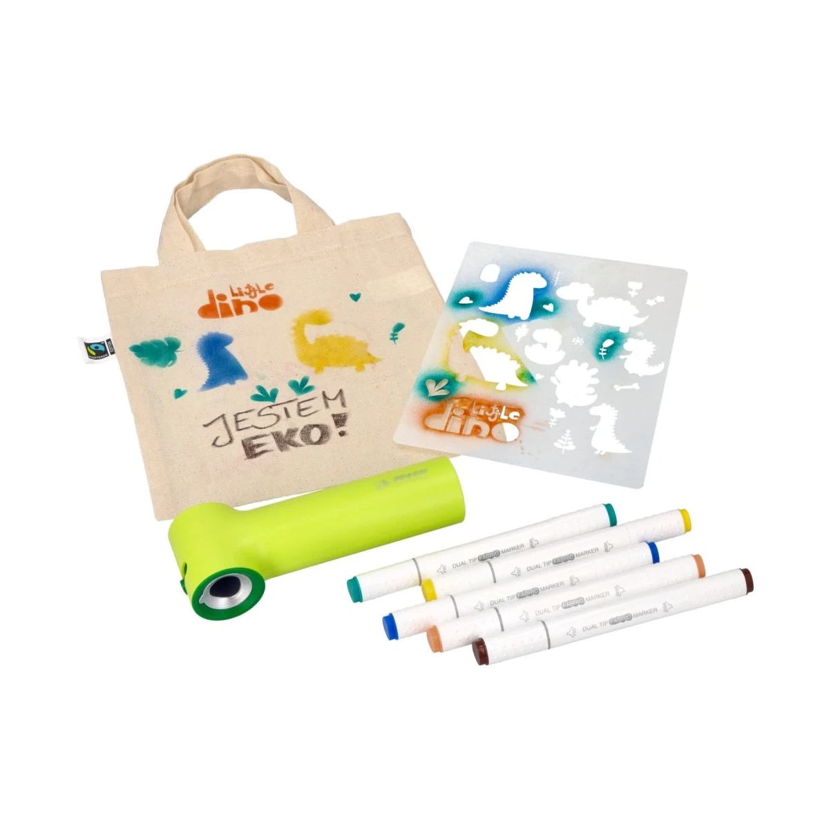 Airbrush Textile - kreatywny zestaw do tkanin - miniatura 3