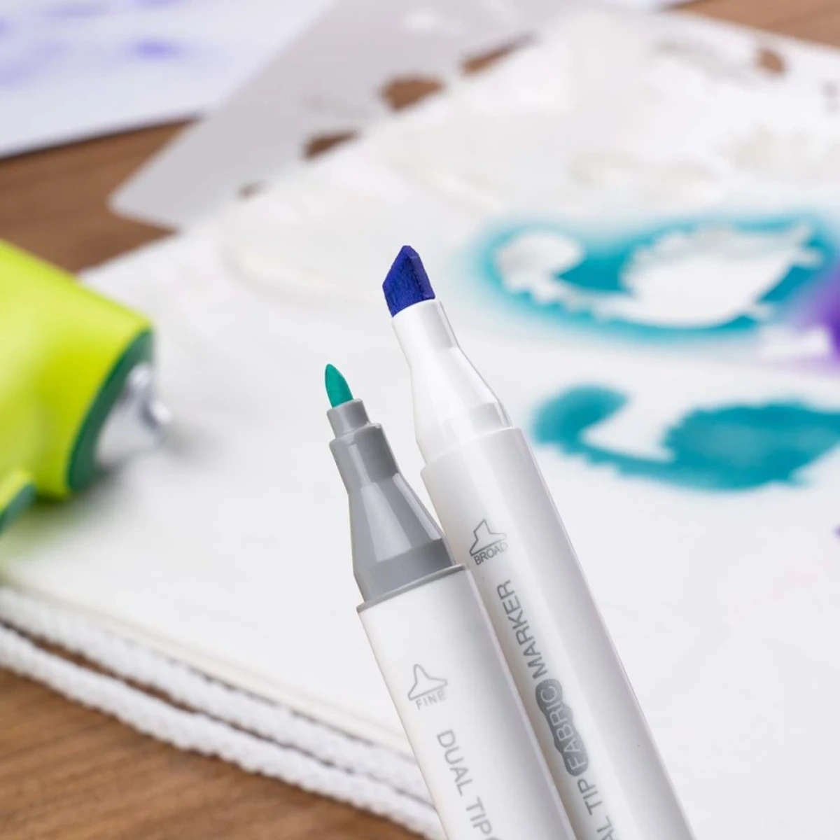 Airbrush Textile - kreatywny zestaw do tkanin - miniatura 7