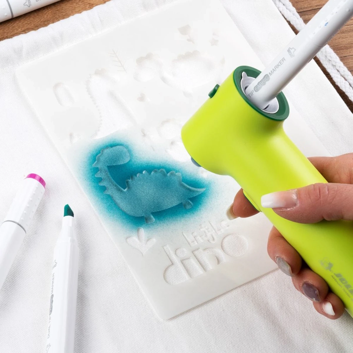 Airbrush Textile - wkłady - 12 kolorów - miniatura 4