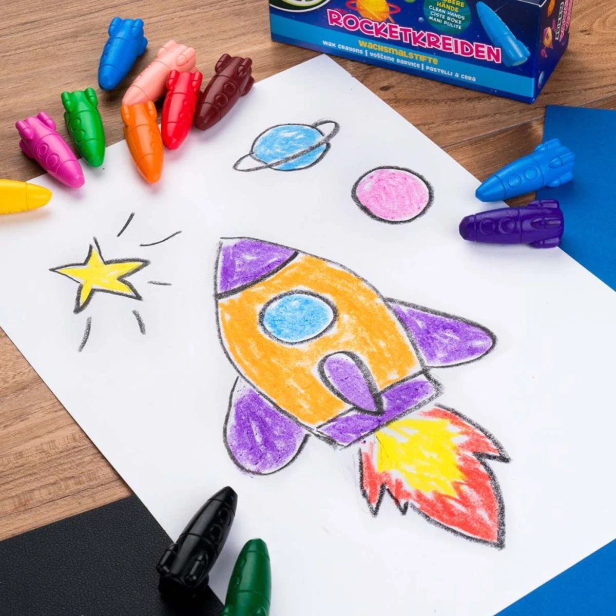 Kredki świecowe Jolly - Rakiety - miniatura 4