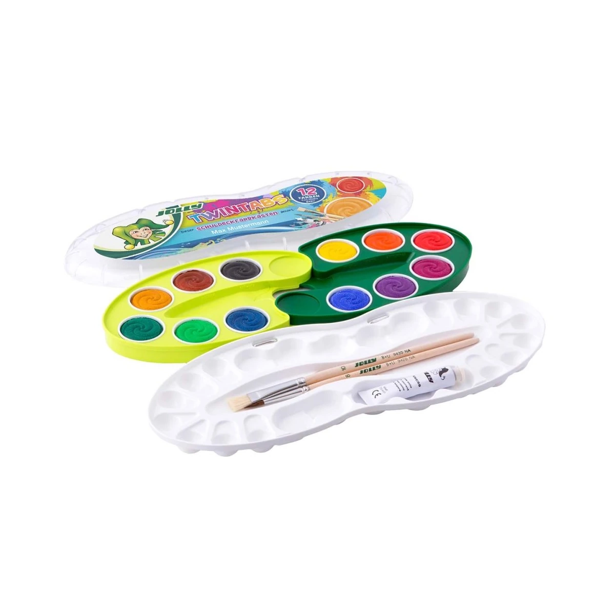 Farby plakatowe Jolly z paletą - Jolly