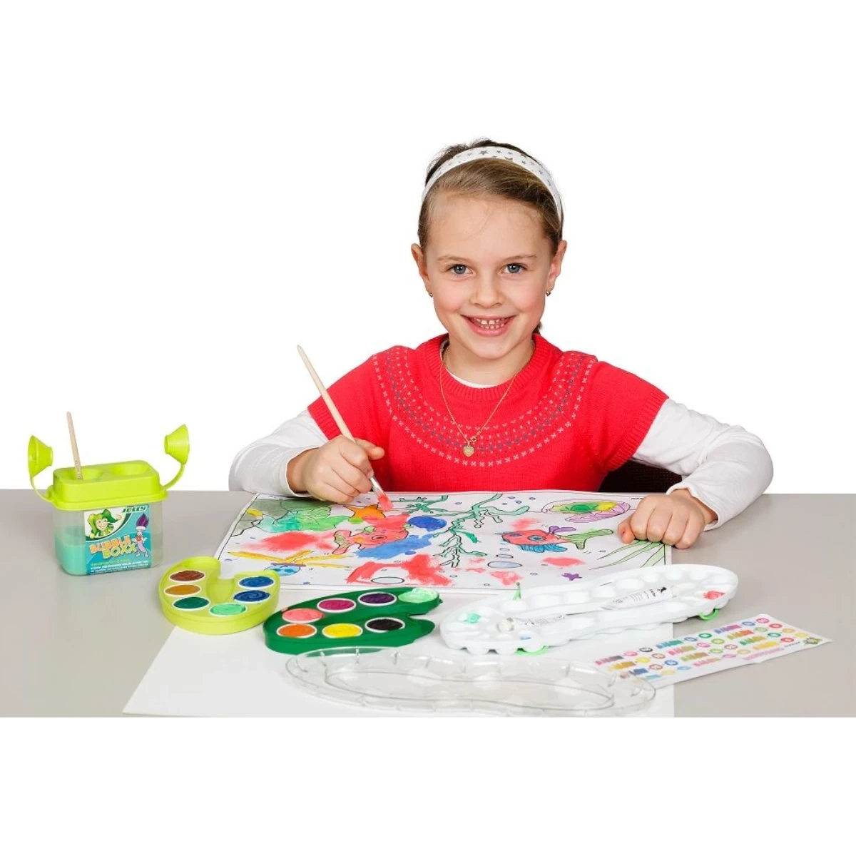 Farby plakatowe Jolly z paletą - miniatura 6