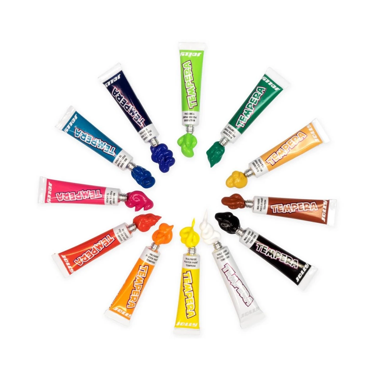 Farby Jolly tempera - 12szt + metaliczne - miniatura 4