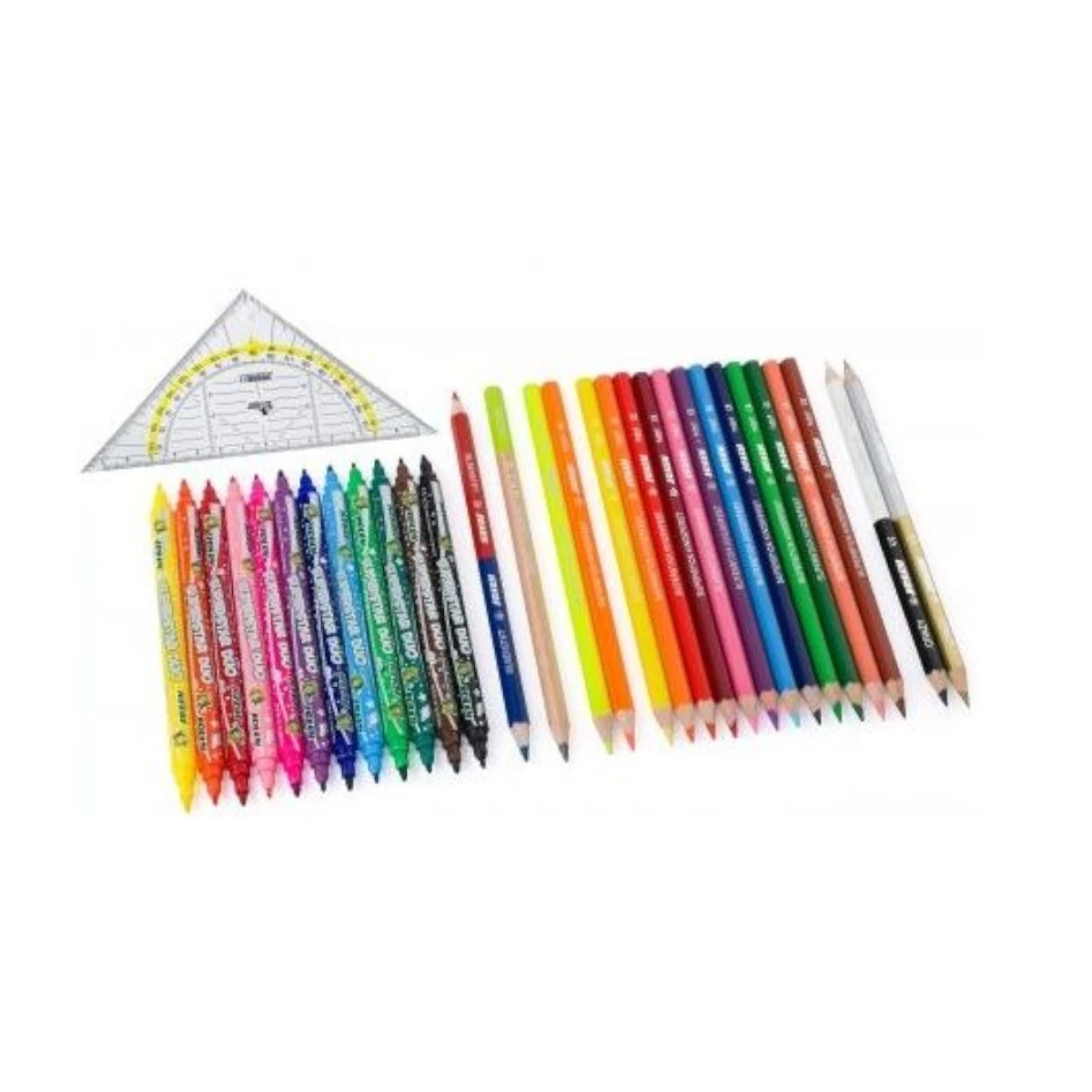 Zestaw Back 2 School - kredki + mazaki - 31 el. - miniatura 3