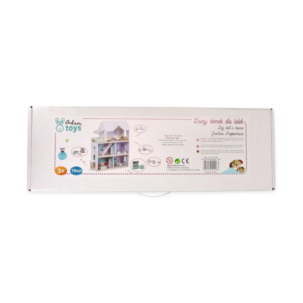 Drewniany domek dla lalek z windą - miniatura 6