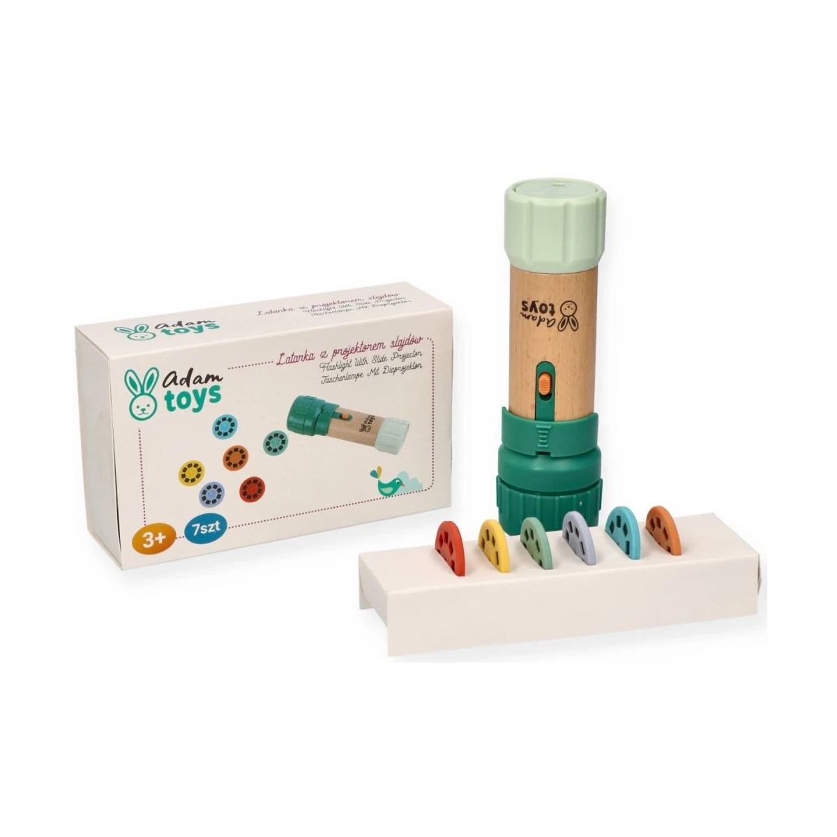 Latarka z projektorem slajdów - Adam Toys