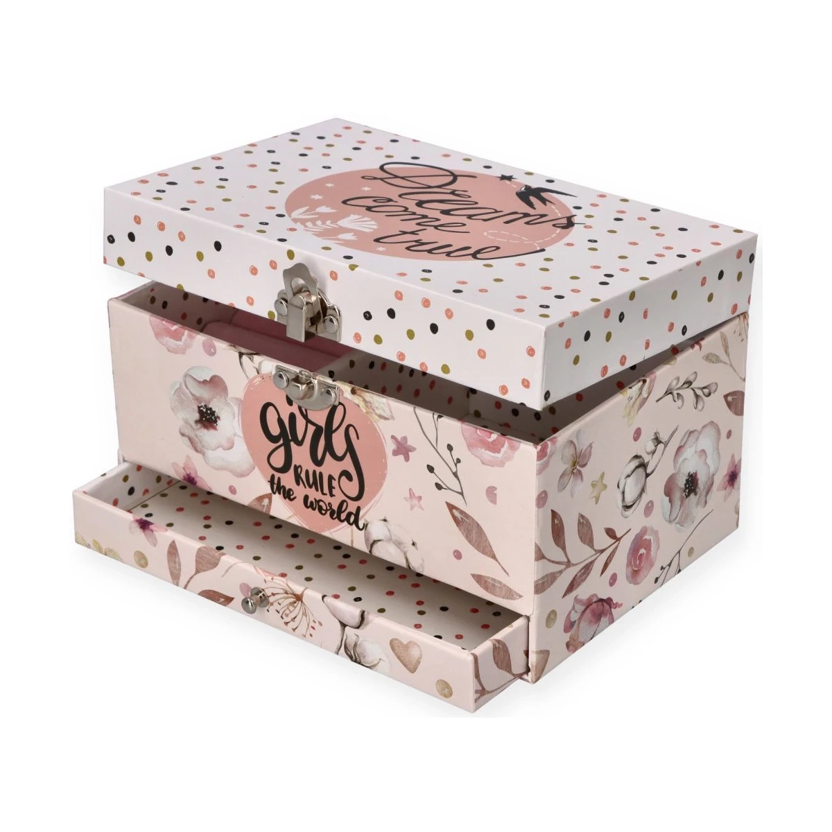 Pozytywka " Girls rule" - szkatułka na skarby - miniatura 2