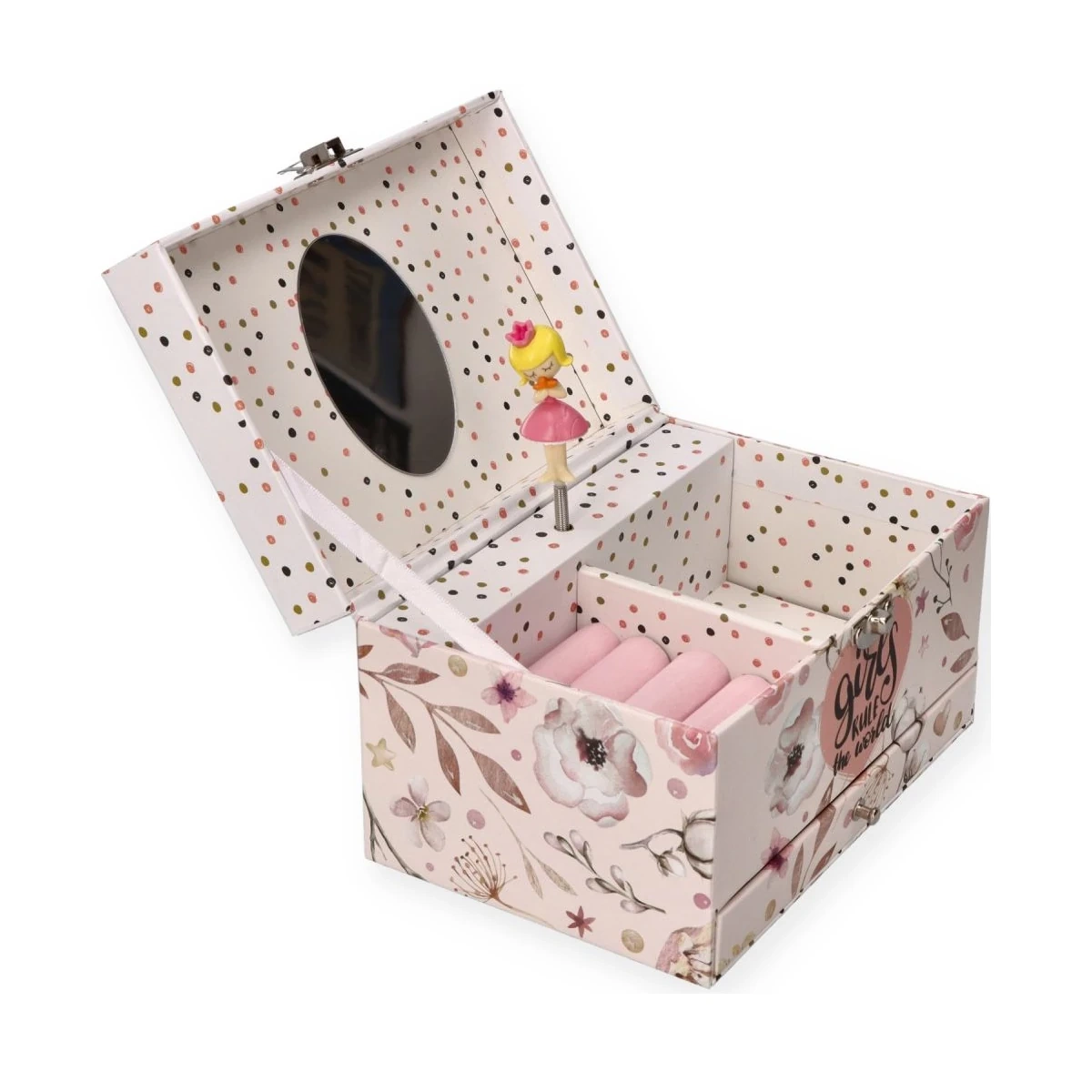 Pozytywka " Girls rule" - szkatułka na skarby - miniatura 3