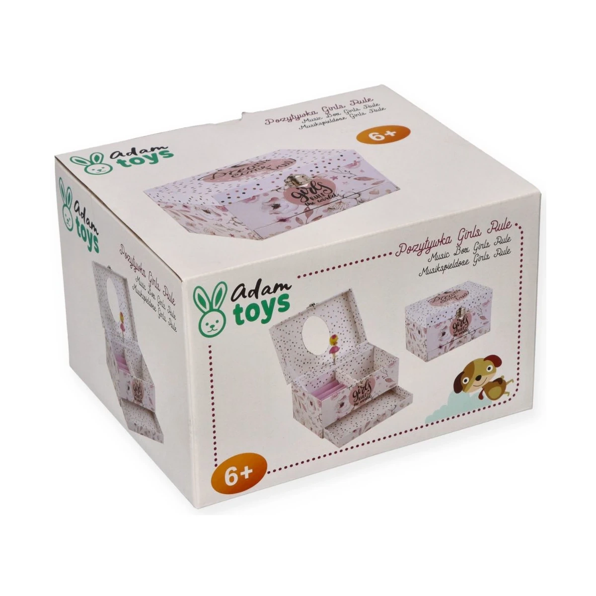 Pozytywka " Girls rule" - szkatułka na skarby - miniatura 4