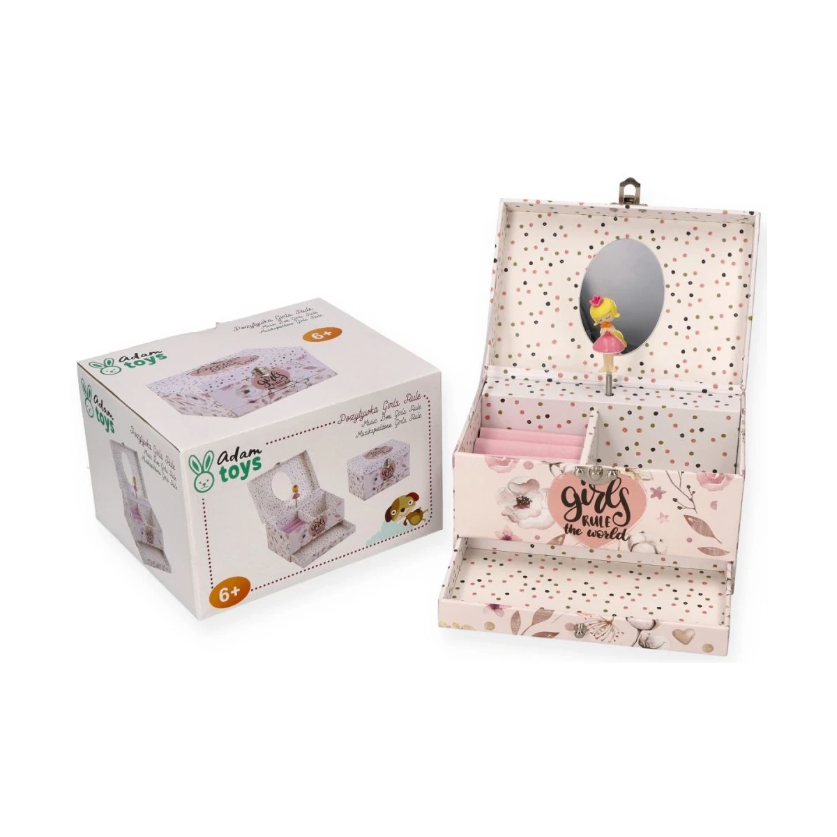 Pozytywka " Girls rule" - szkatułka na skarby - miniatura 6