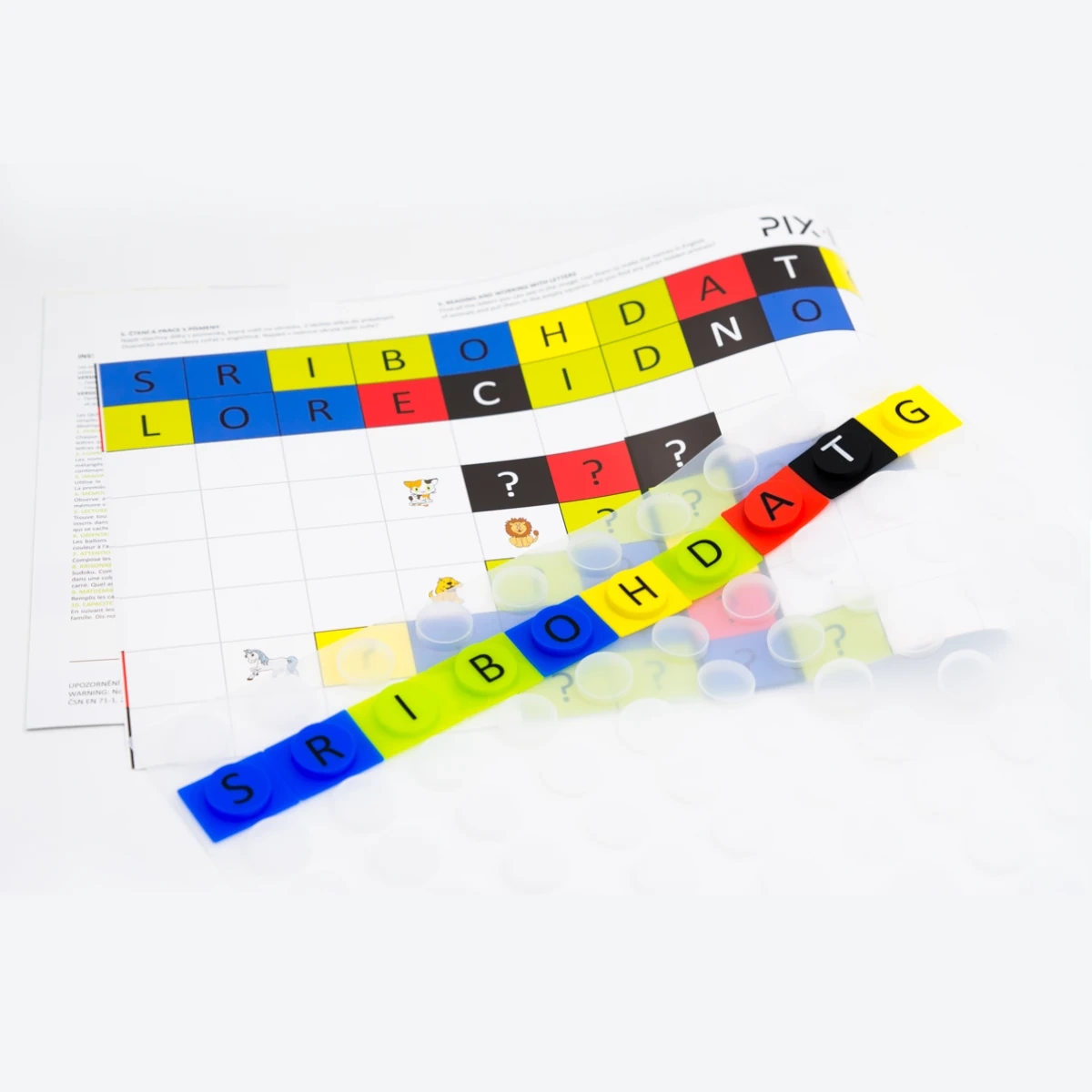 PIX-IT BIG Box Edu - litery, cyfry, symbole - 273 el. - miniatura 6