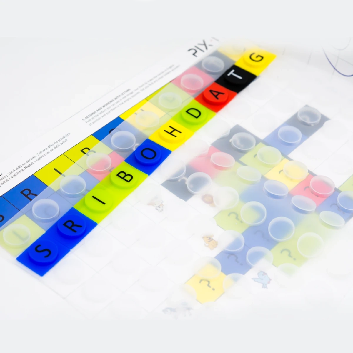 PIX-IT BIG Box Edu - litery, cyfry, symbole - 273 el. - miniatura 7