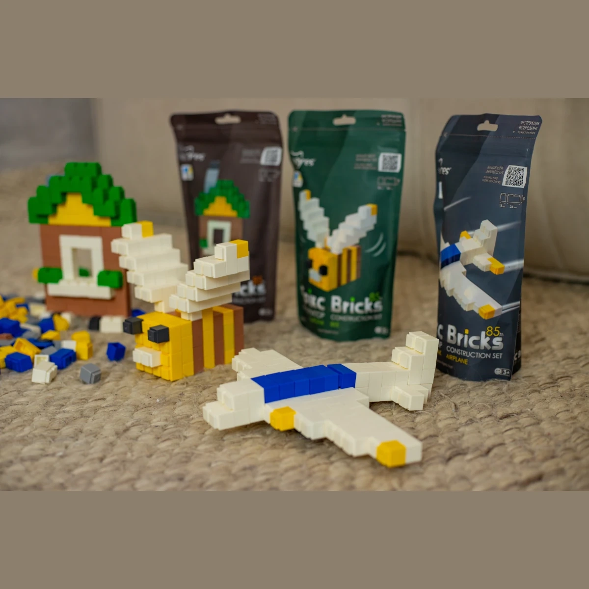 Klocki konstrukcyjne Bricks - Robot - 190 el. - miniatura 6