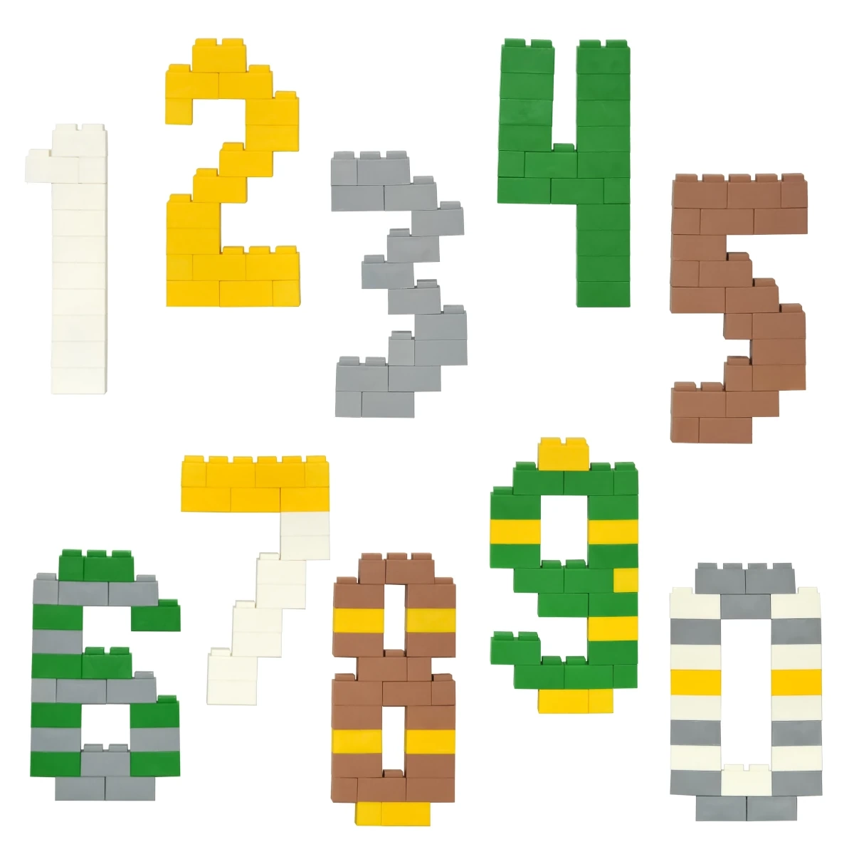 Klocki konstrukcyjne Bricks - Cyfry - 85 el. - miniatura 2