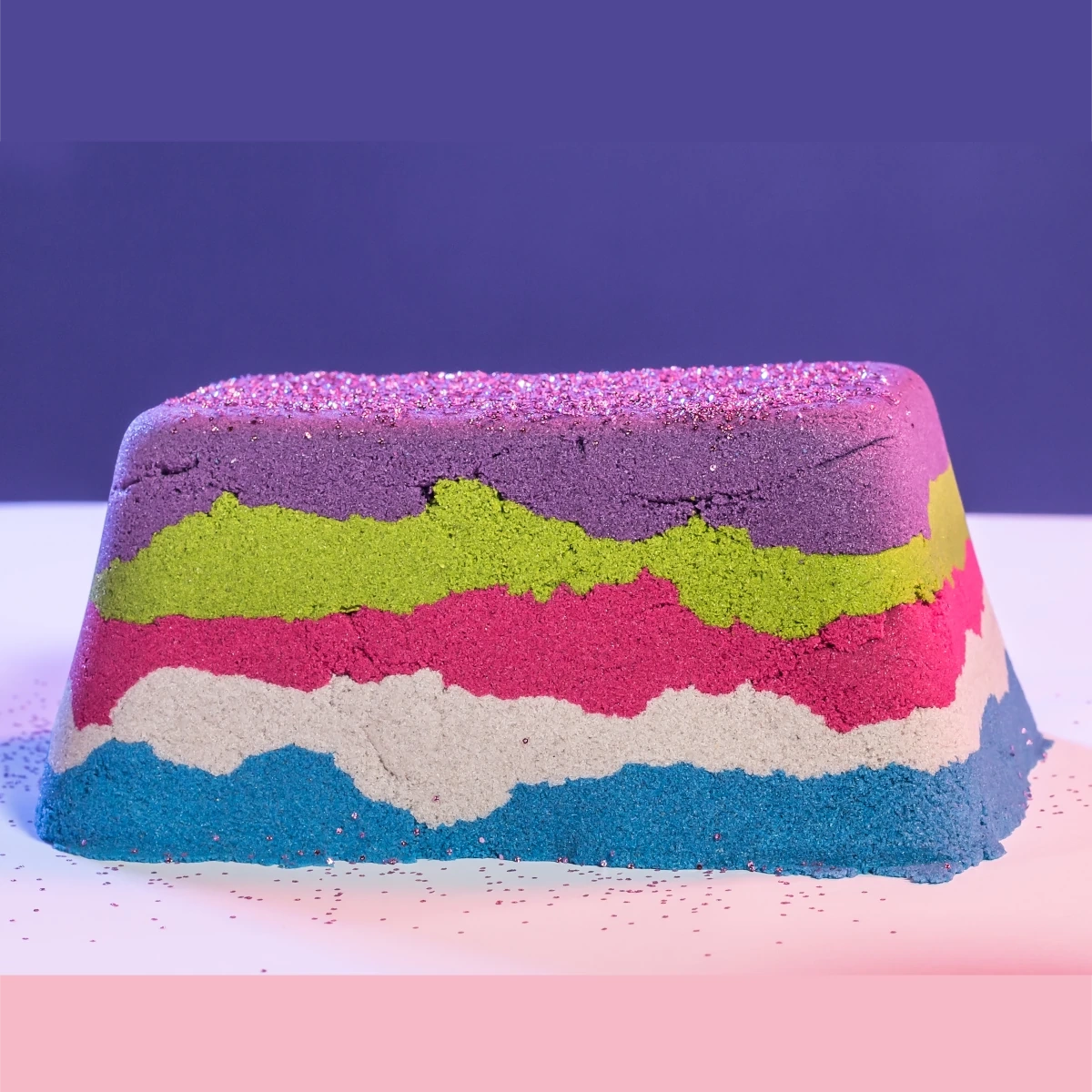 Piasek dynamiczny - zielony - 1kg - miniatura 4