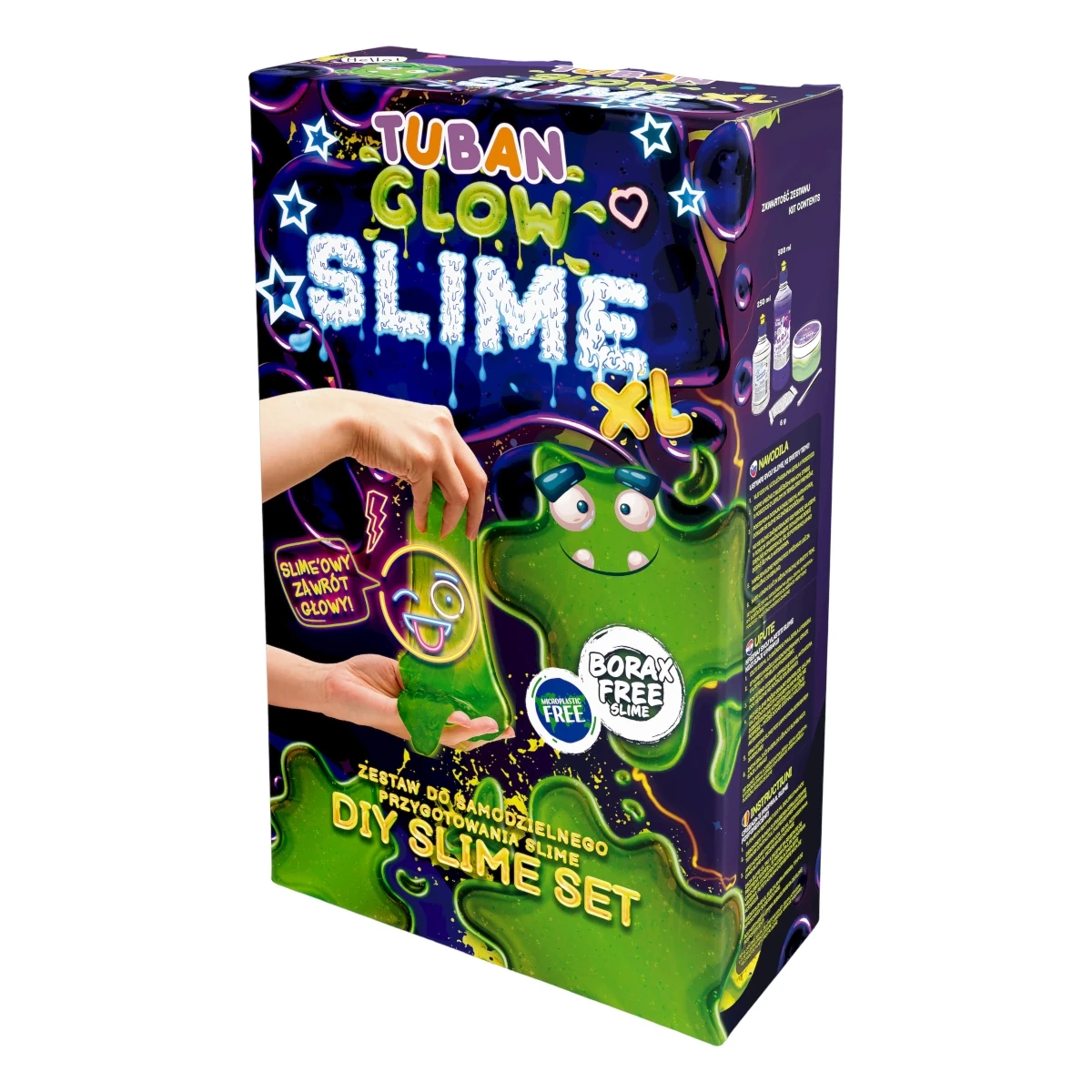 SLIME ZESTAW DIY SWIECĄCY W CIEMNOSCI XL - miniatura 5