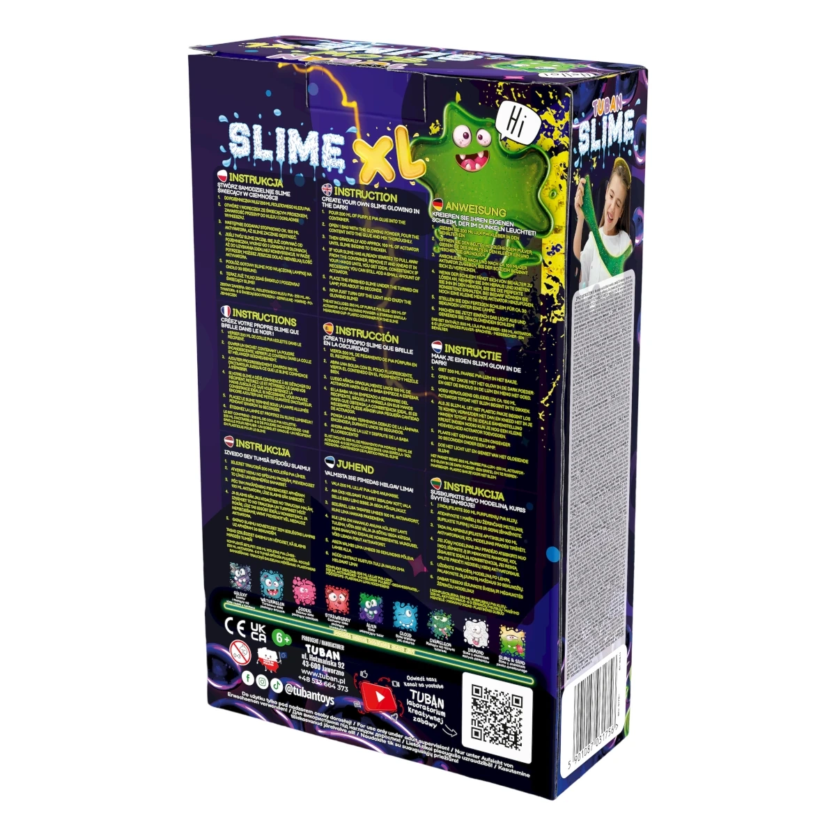 SLIME ZESTAW DIY SWIECĄCY W CIEMNOSCI XL - miniatura 8