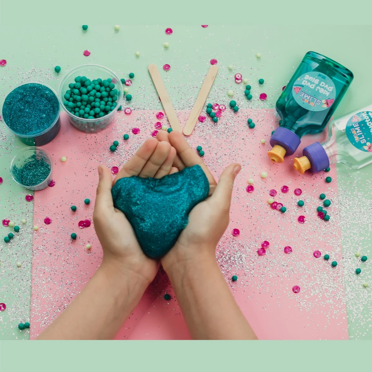 SLIME ZESTAW DIY ARBUZ XL - miniatura 5