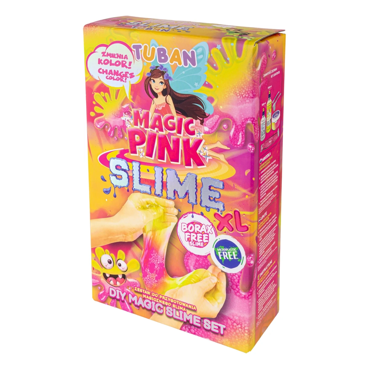 SLIME ZESTAW DIY MAGIC PINK XL - Tuban