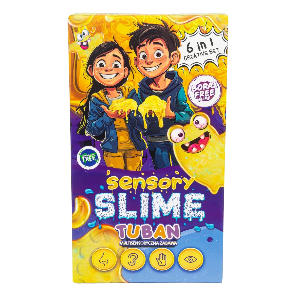 SLIME ZESTAW DIY SENSORY 6w1 - zdjęcie główne