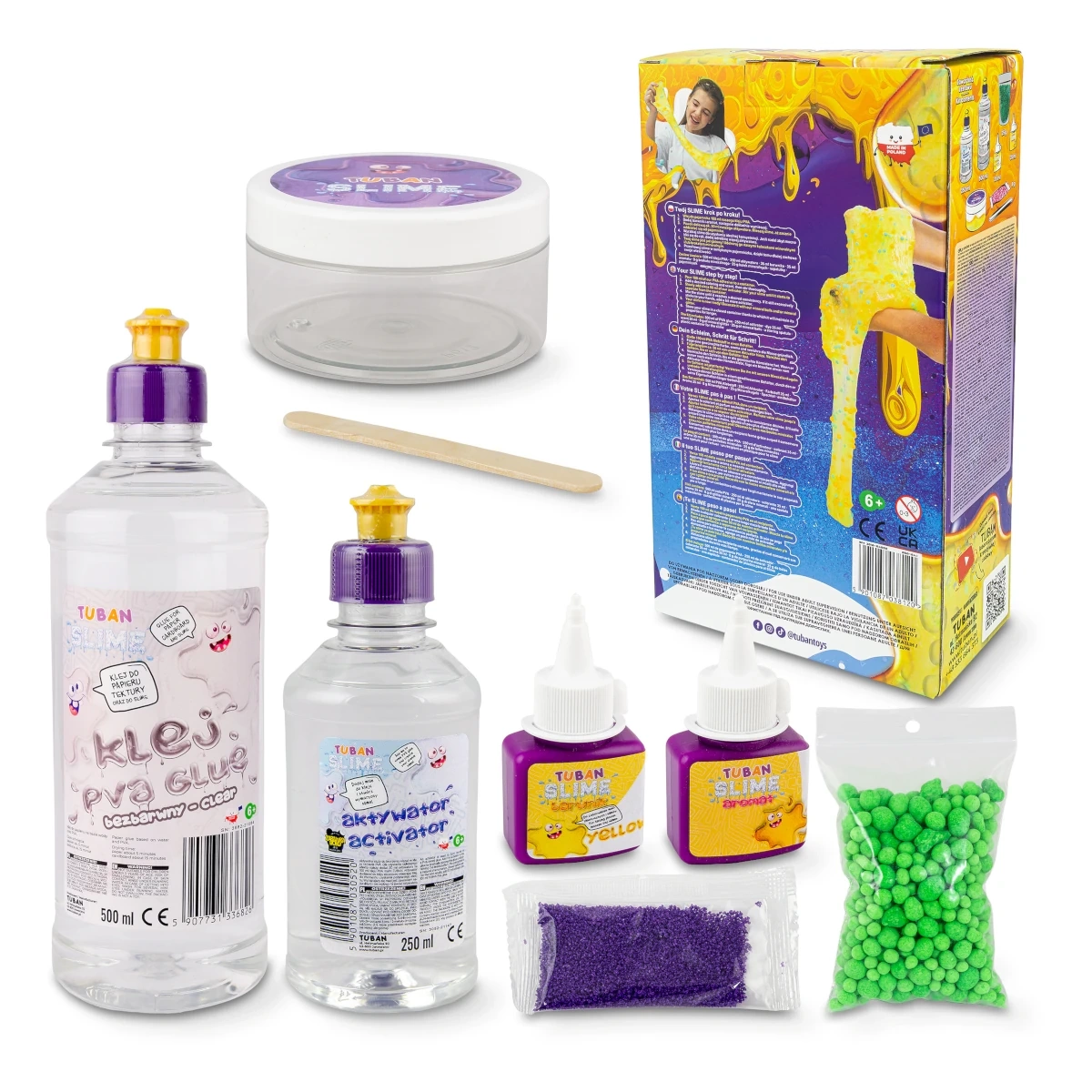 SLIME ZESTAW DIY SENSORY 6w1 - miniatura 3