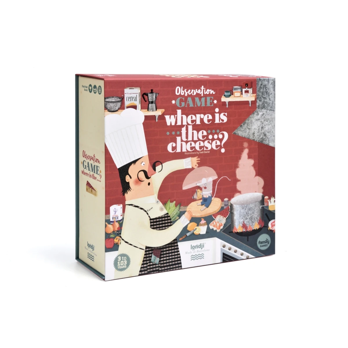 Gra memory Londji Where is the Cheese obserwacyjna 4+ - Londji