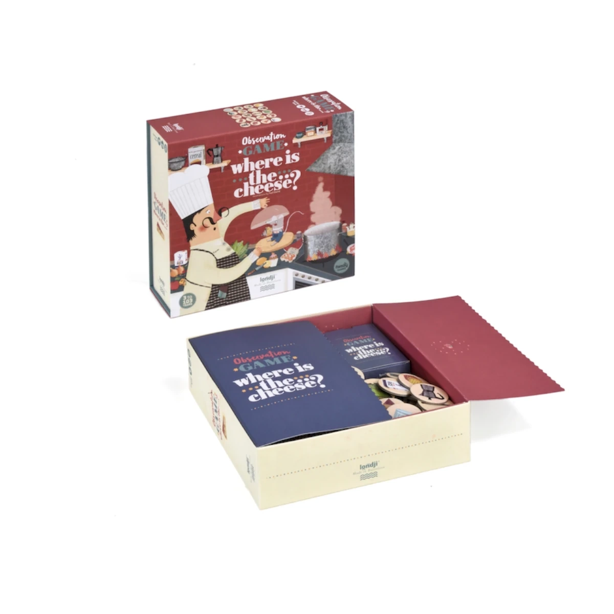 Gra memory Londji Where is the Cheese obserwacyjna 4+ - miniatura 2