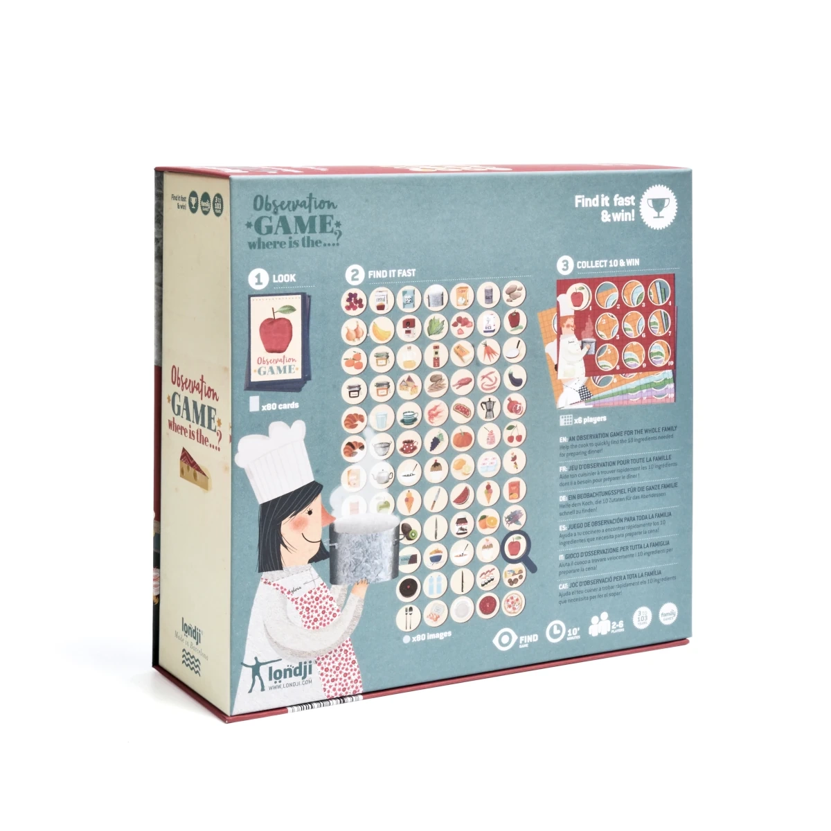 Gra memory Londji Where is the Cheese obserwacyjna 4+ - miniatura 6