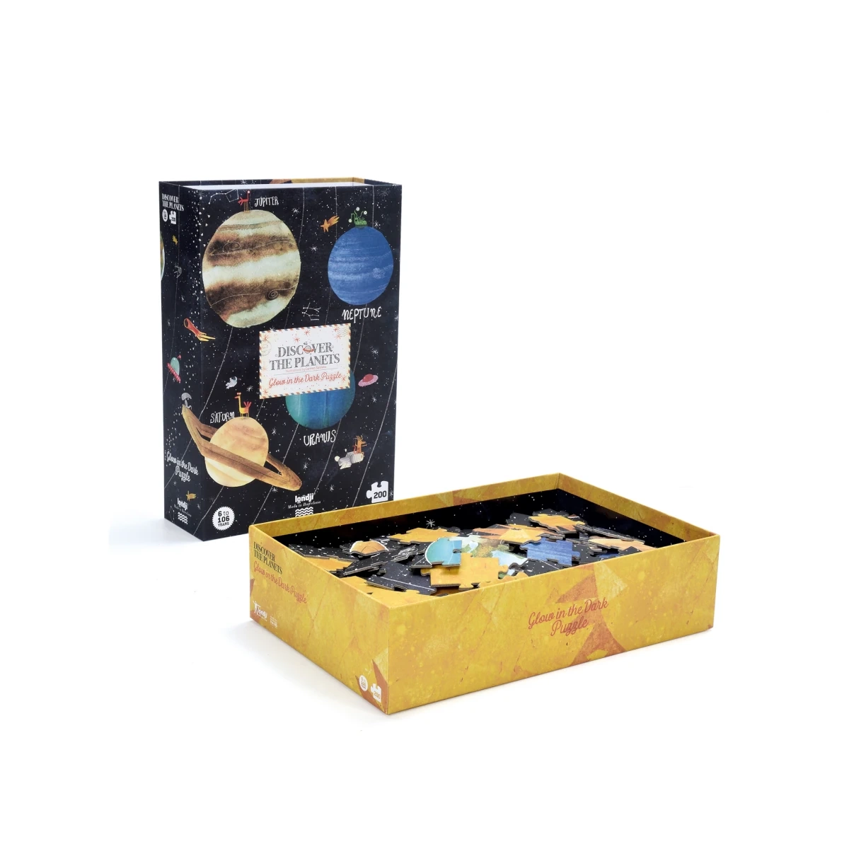 Puzzle Londji Odkryj Planety układ słoneczny 200 elementów 6+ - miniatura 7