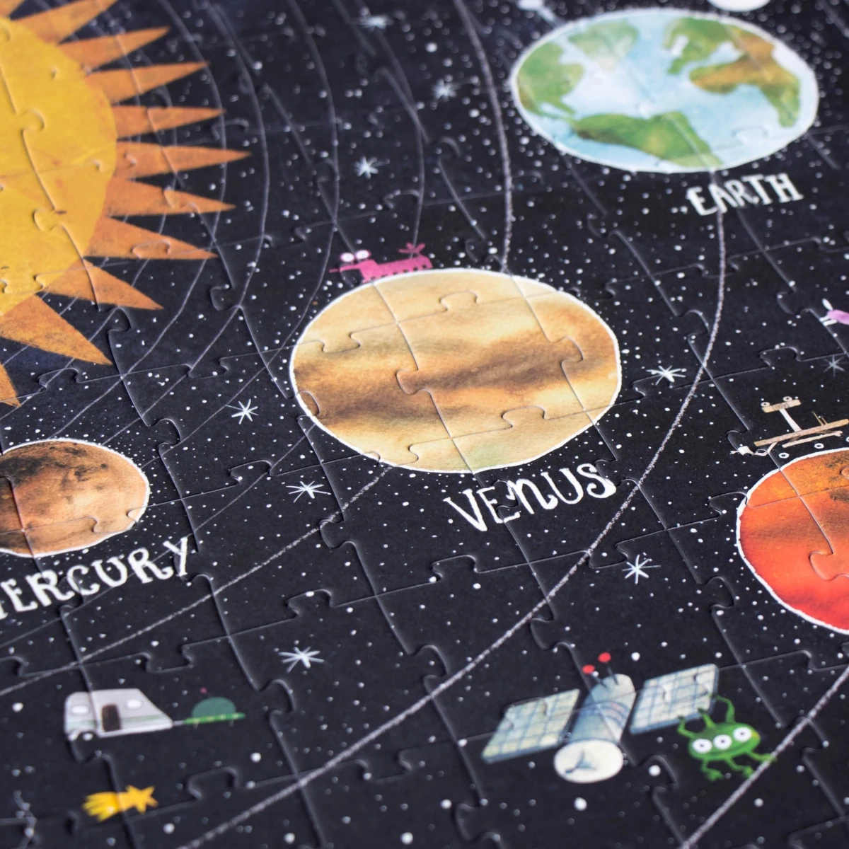 Puzzle Londji Odkryj Planety układ słoneczny 200 elementów 6+ - miniatura 8