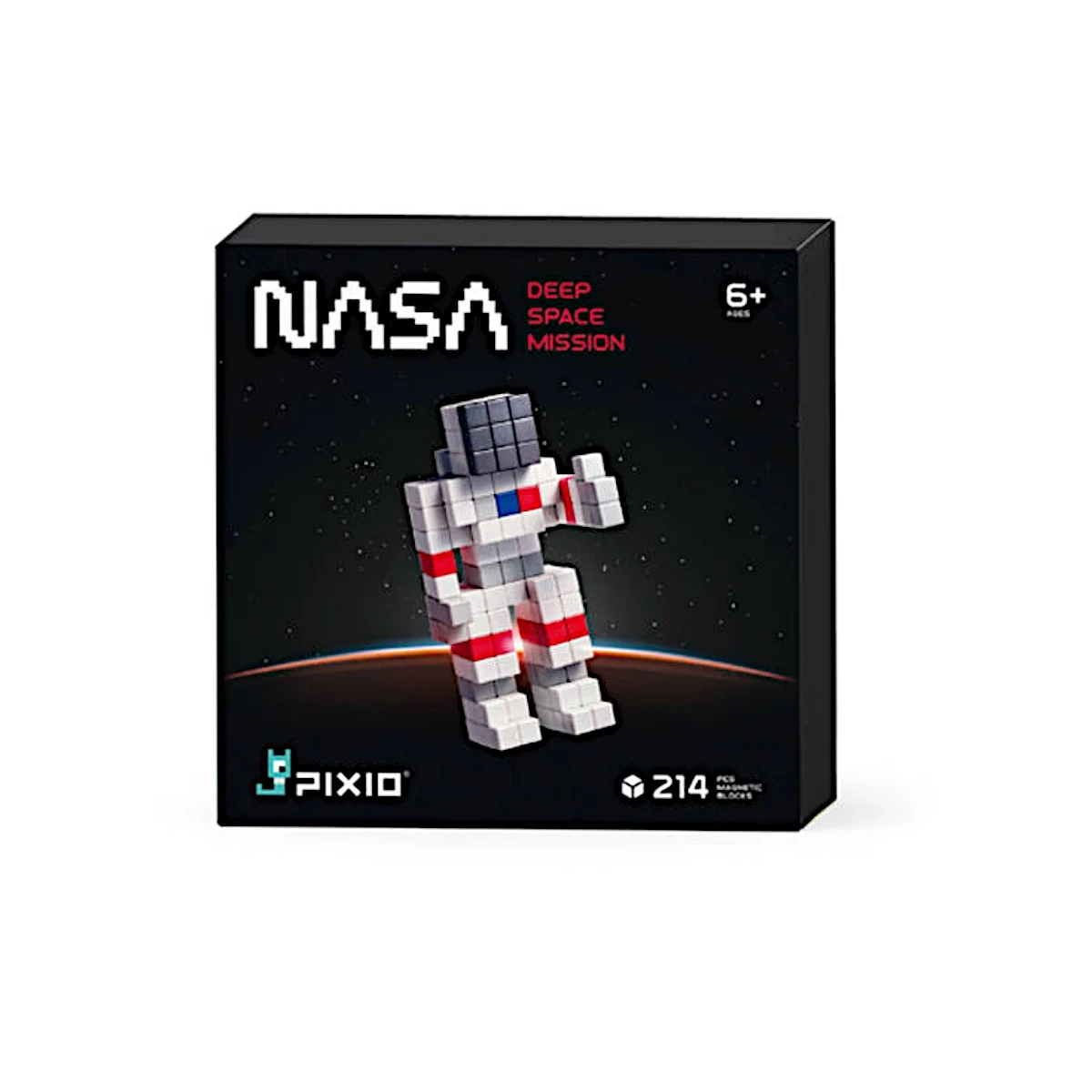 Klocki magnetyczne Pixio NASA Deep Space Mission 214 elementów 6+ - miniatura 3