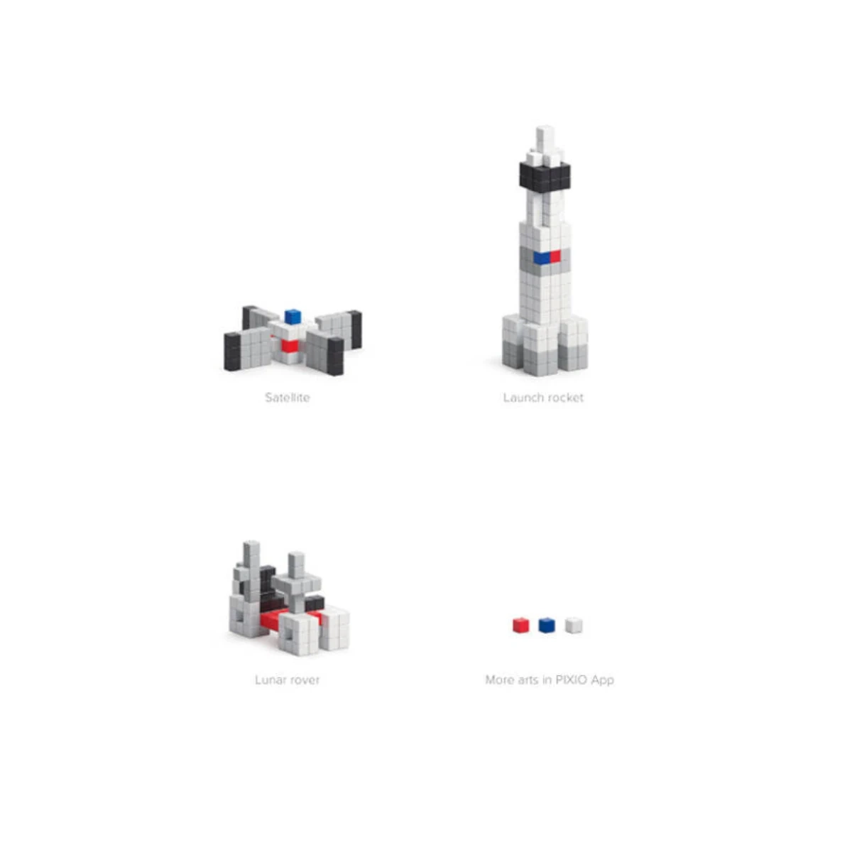 Klocki magnetyczne Pixio NASA Deep Space Mission 214 elementów 6+ - miniatura 4