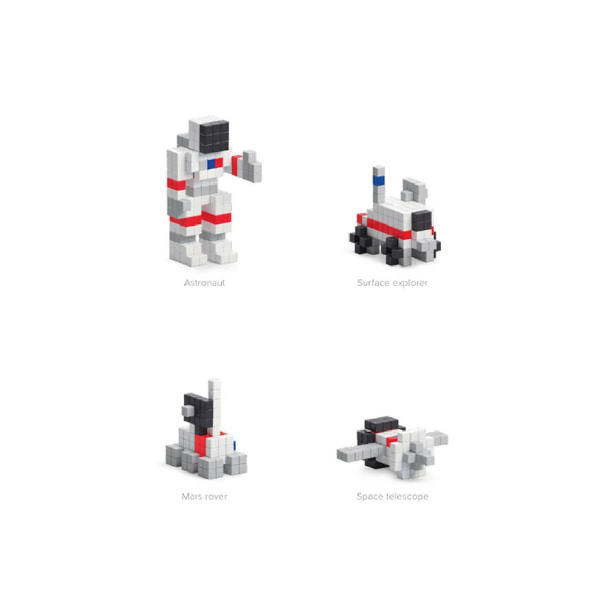 Klocki magnetyczne Pixio NASA Deep Space Mission 214 elementów 6+ - miniatura 7