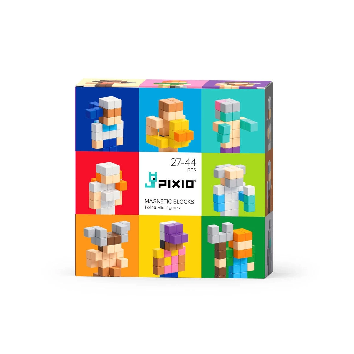 Klocki magnetyczne Pixio Mini Figures Surprise Series 6+ - miniatura 3