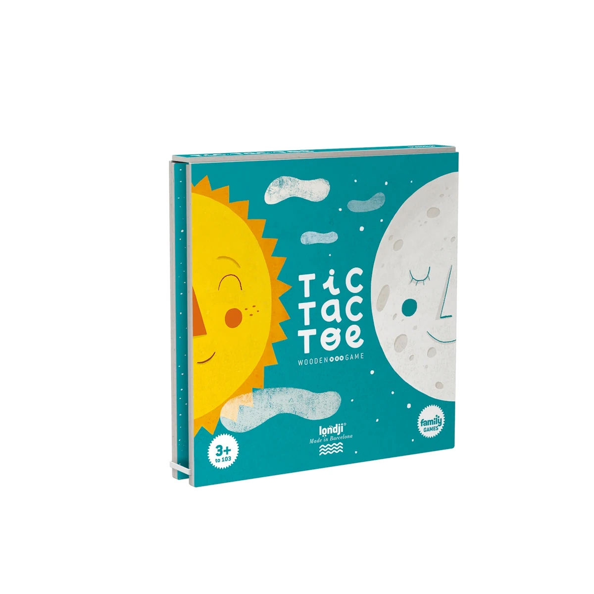 Gra kółko i krzyżyk Londji Słońce i księżyc drewniana 4+ - Londji