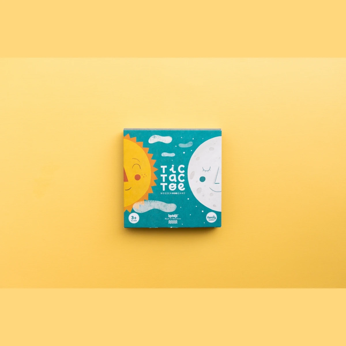 Gra kółko i krzyżyk Londji Słońce i księżyc drewniana 4+ - miniatura 7