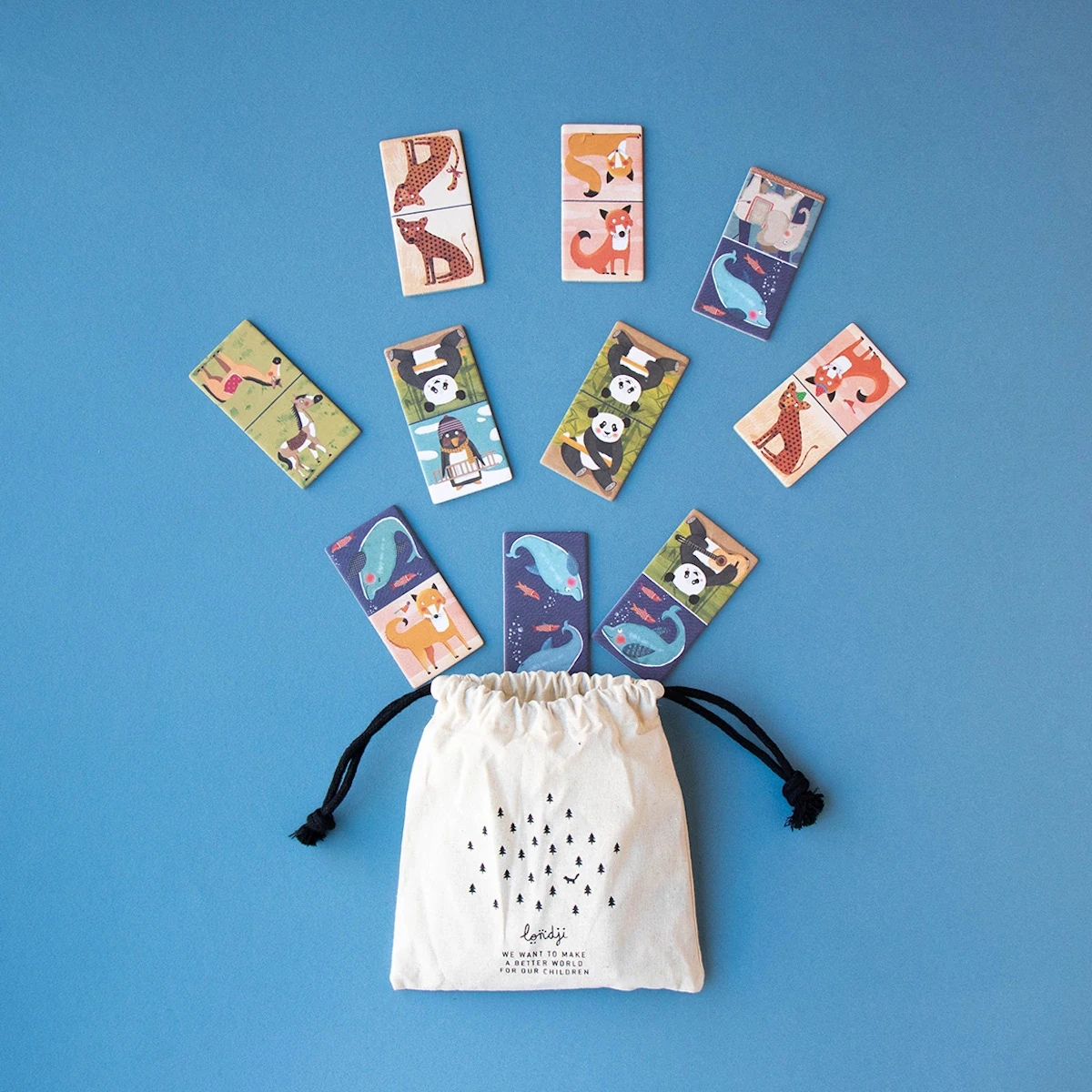 Gra domino Londji Pingwinek i Przyjaciele dla dzieci 3+ - miniatura 3