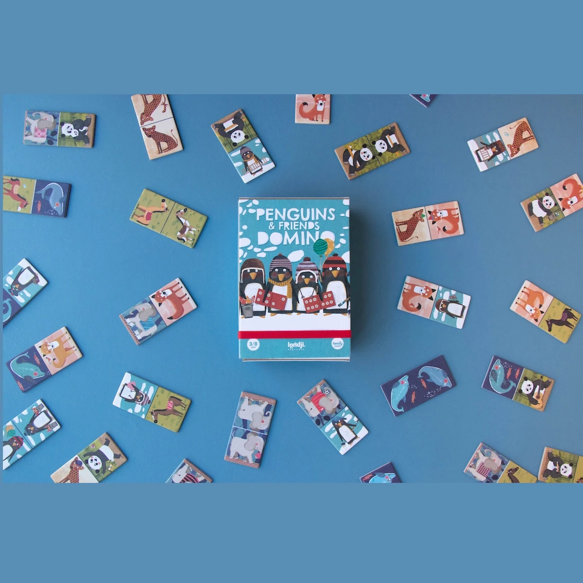 Gra domino Londji Pingwinek i Przyjaciele dla dzieci 3+ - miniatura 4