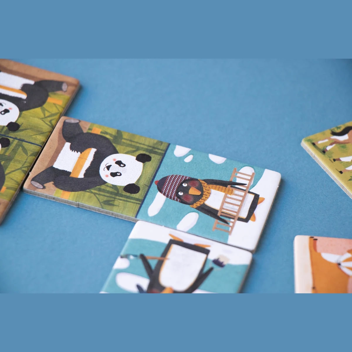 Gra domino Londji Pingwinek i Przyjaciele dla dzieci 3+ - miniatura 7