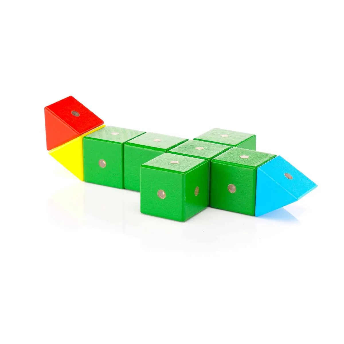 Drewniane klocki magnetyczne WABI 80 elementów z 304 magnesami 3+ - miniatura 11