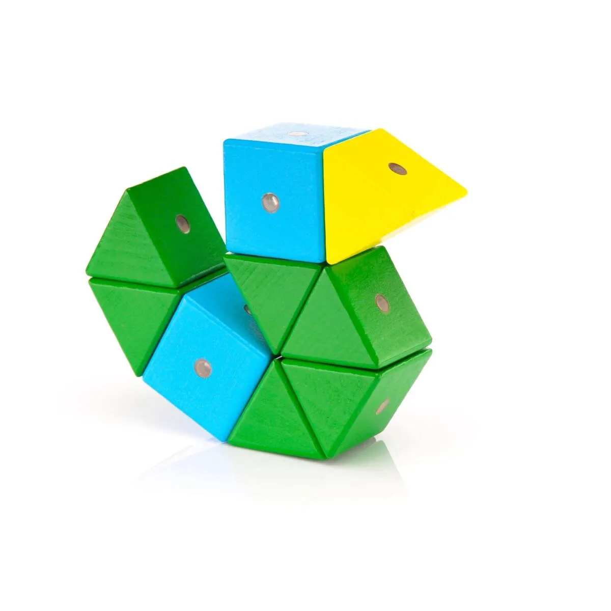 Drewniane klocki magnetyczne WABI 40 elementów z 152 magnesami 3+ - miniatura 15