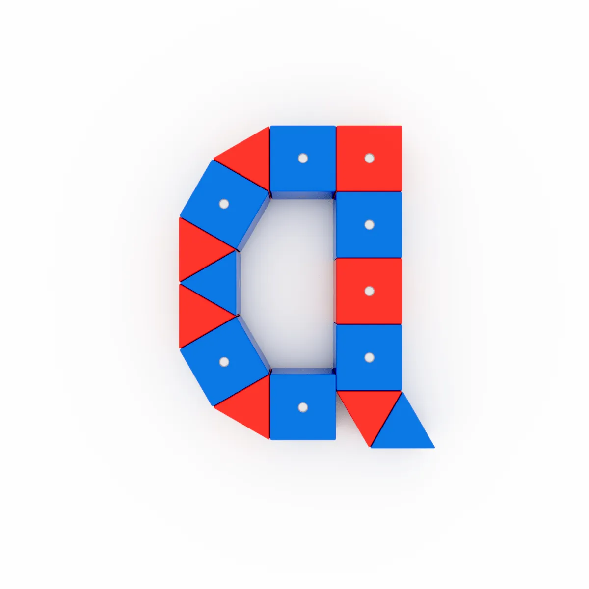 Drewniane klocki magnetyczne WABI 40 elementów z 152 magnesami 3+ - miniatura 25