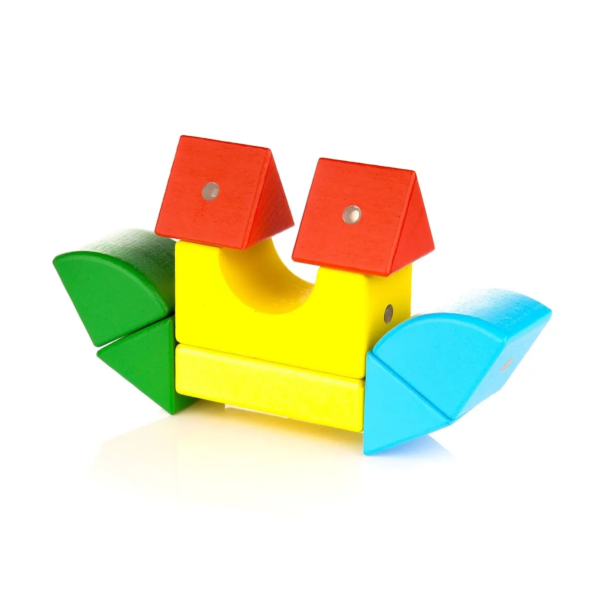 Drewniane klocki magnetyczne WABI 20 elementów z 76 magnesami 3+ - miniatura 17