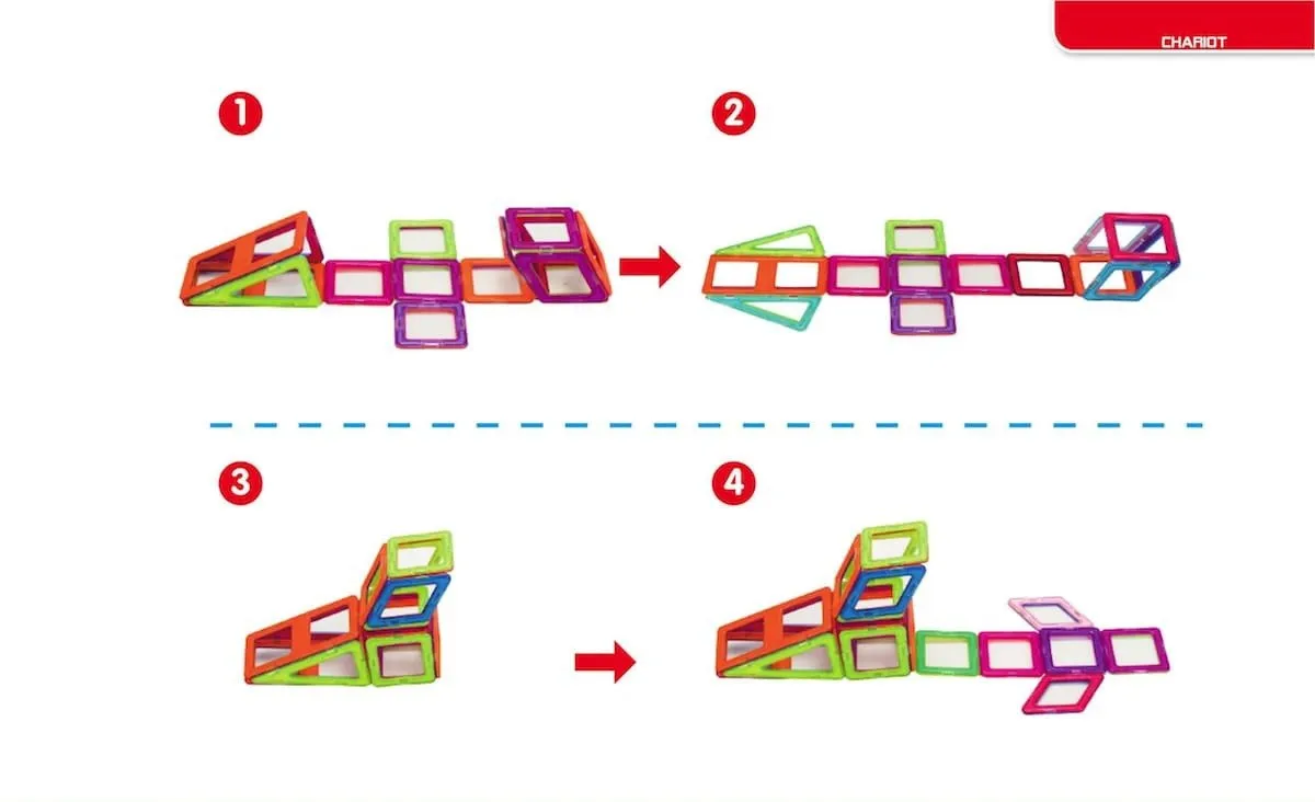 Magical Magnet 98 el. - Klocki Magnetyczne - miniatura 18